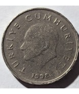 1998 Turkey 50 Bin Lira Standard Circulation Coin - $2.67 CAD