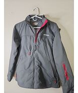 Verizon Uniform Zip Up Winter Jacket, Clique Brand, Gray Women&#39;s M - $463.85 MXN