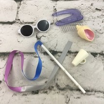 18” Doll Accessories 5Pc. Lot Sunglasses Seashell American Girl Comb Toys - £11.64 GBP