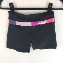 Lululemon Womens Wunder Under Shorts Colorblock Pink Black 4 - $33.72