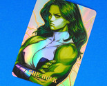 Marvel She-Hulk Rainbow Foil Holographic Character Figure Art Card - £11.78 GBP