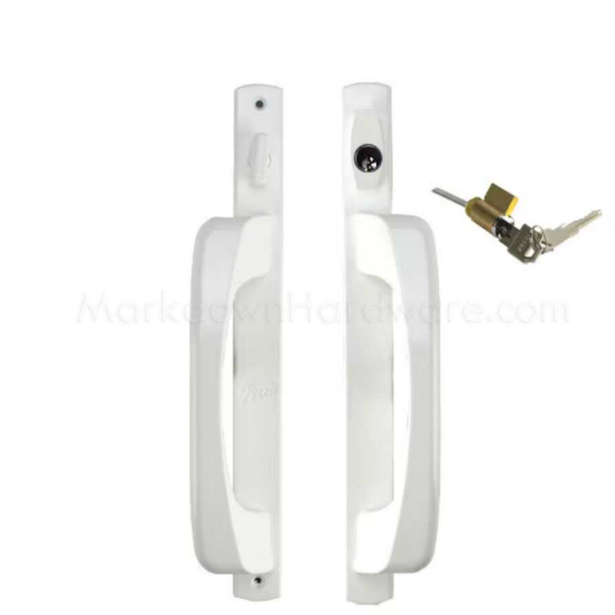 Pella Active Interior &amp; Exterior Sliding Patio Door Handle + Key Lock - ... - $389.95