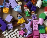 Lego Duplo Disney Princess Lot w/ Snow White Cinderella Ariel &amp; Sophia t... - £30.81 GBP