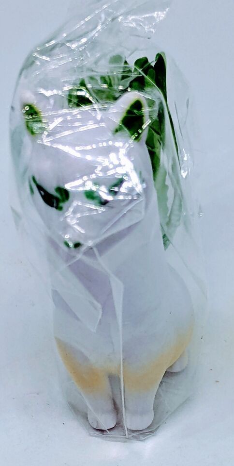 Vegetable Fairy White Fox Figurine - $20.00
