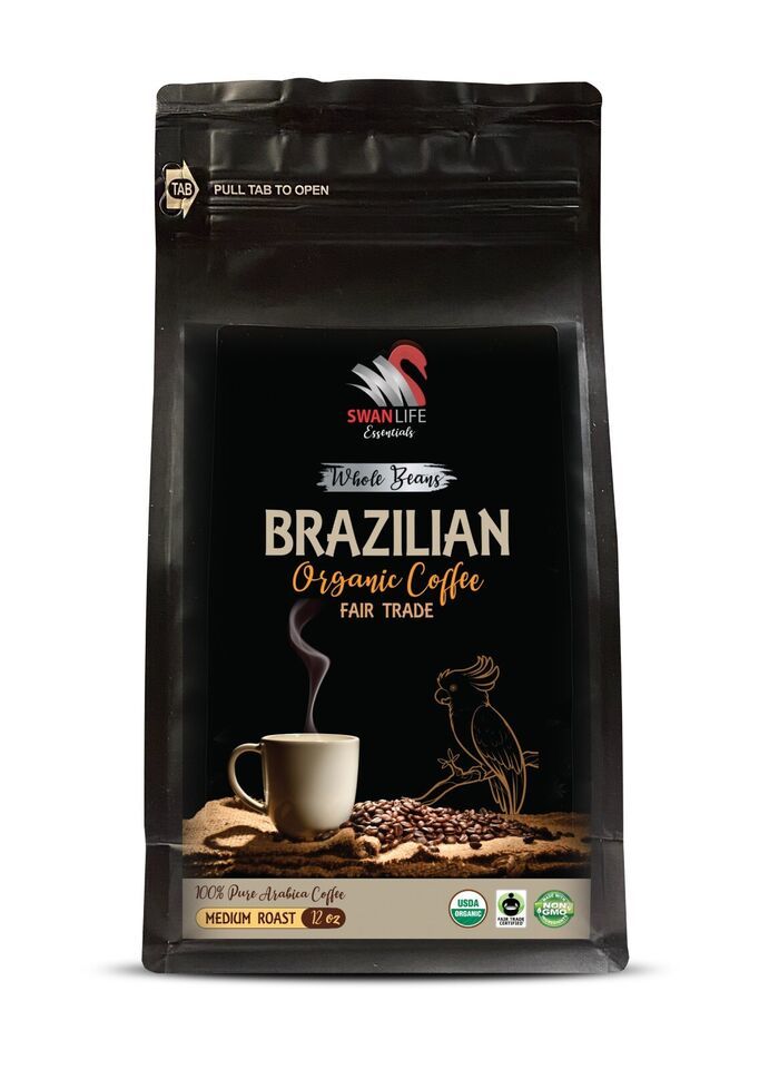Brazilian Arabica coffee - BRAZILIAN WHOLE BEANS COFFEE ORGANIC - organi... - $17.96