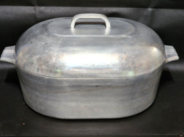 Vintage MAGNALITE Sidney O Wagner Ware 4267-P Turkey Roaster 13 Quart WI... - £213.64 GBP