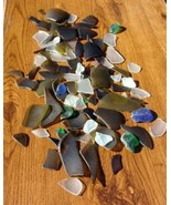 Brown Flaux Sea Glass Exquisite Hand-Tumbled Beauties, glass Art, Home D... - $39.67 CAD