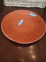 Pier 1 11&quot; Burnt Orange Plate Stoneware-Brand New-SHIPS N 24 HOURS - $33.56