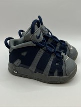 Nike Air More Uptempo (TD) &#39;Georgetown Hoyas&#39; Toddler Sneakers Size 7 DM3319-009 - £23.22 GBP