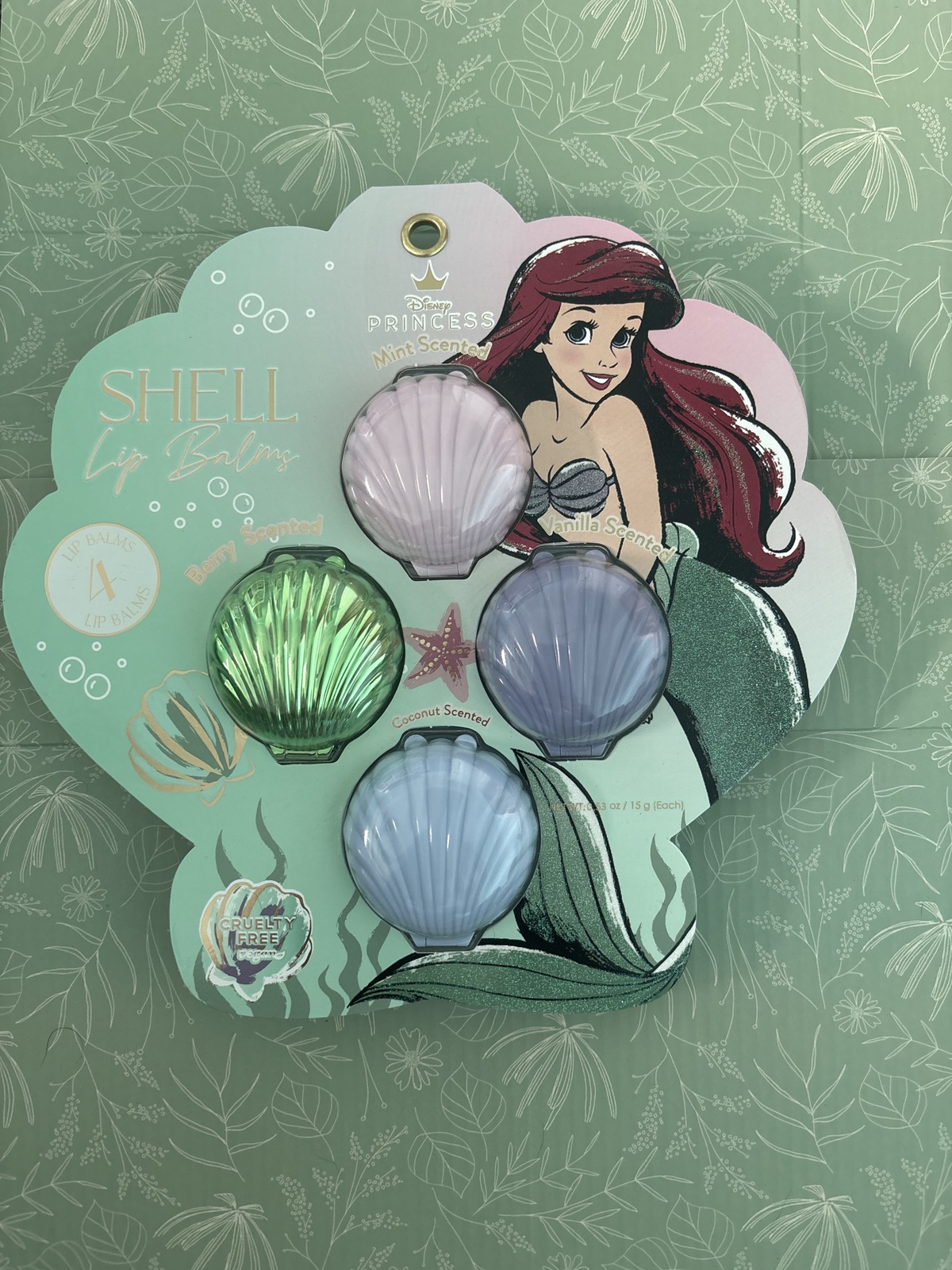 Disney Princess Shell Lip Balms - $11.99