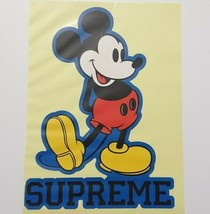 SUPREME 2008&#39;Magazin Anhang Disney Mickey Mouse Aufkleber Selten - $54.13