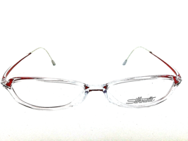 New Light Vintage Silhouette 50mm Clear Red Women&#39;s Eyeglasses Frame RSP... - $24.99