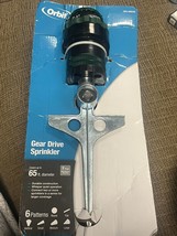 NEW Orbit Gear Drive Sprinkler 65ft Spray Diameter 6 Patterns - £13.24 GBP