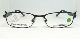 Skechers SK 1104 Wire Frame Glasses 49-17-135 Stainless Steel. Shiny Black - $19.51
