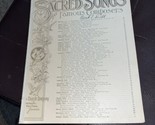 Choice Sacred Songs by Famous Composers Crossing The Bar By Alfred Lord ... - $9.90