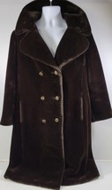 AP) Vintage Mob Wife Era Beautation Lou Nierenberg Creation Women Brown Fur Coat - £98.68 GBP
