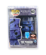 Funko POP! Artist Series: DC Penguin Hard Case Blue Black Targetcon Excl... - £21.74 GBP
