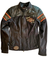 Harley Davidson Women’s Riding Jacket Leather Textile Medium 98165-18VW ... - €145,85 EUR