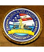 US Navy Challenge Coin - Deck Plate Leader Presented By SCHM Jesus C Gar... - $10.72 CAD