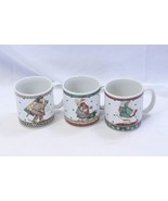 Sakura Sledding Characters Mugs Christmas Lot of 3 Xmas - $15.67