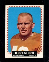 1964 Topps #63 Jerry Sturm Vg Broncos *X109728 - £2.12 GBP