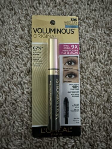 L&#39;Oreal Paris Voluminous Mascara 395 Carbon Black 0.23 fl oz Waterproof - $7.69