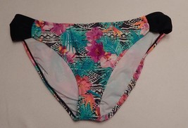 NEW Arizona Splash of Color Swimsuit Bottom Black Multi Size: XL NWT Ret... - $12.99