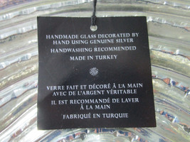 Artistic Handmade Turkey Genuine Silver Decoration Centerpiece Bowl 15&quot; Tags - £97.34 GBP