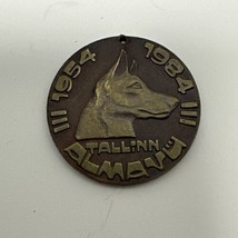 Vintage Tallinn Dog Show Kennel Club Coin or Medal 1954 1984 Estonia - £14.90 GBP