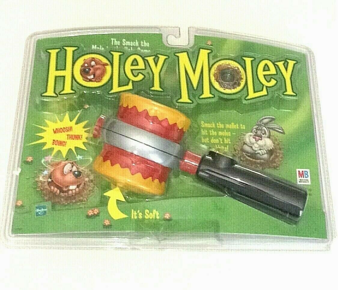 Holey Moley Electronic Game Smack The Mole In The Hole Milton Bradley Hasbro - £29.43 GBP