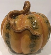 Pumpkin Tabletop Decor Ceramic Centerpiece Thanksgiving Fall Autumn Home Holiday - £31.13 GBP