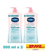 2 x Vaseline Healthy Bright Fresh &amp; Bright -4°c Cooling UV Jelly Lotion ... - £29.58 GBP
