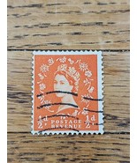 Great Britain Stamp Queen Elizabeth II 1/2d Used Wave Cancel 317 - $1.36 CAD