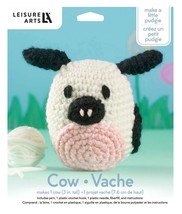 Leisure Arts Cassie Cow Crochet Pudgies Kit 57015 - $13.95
