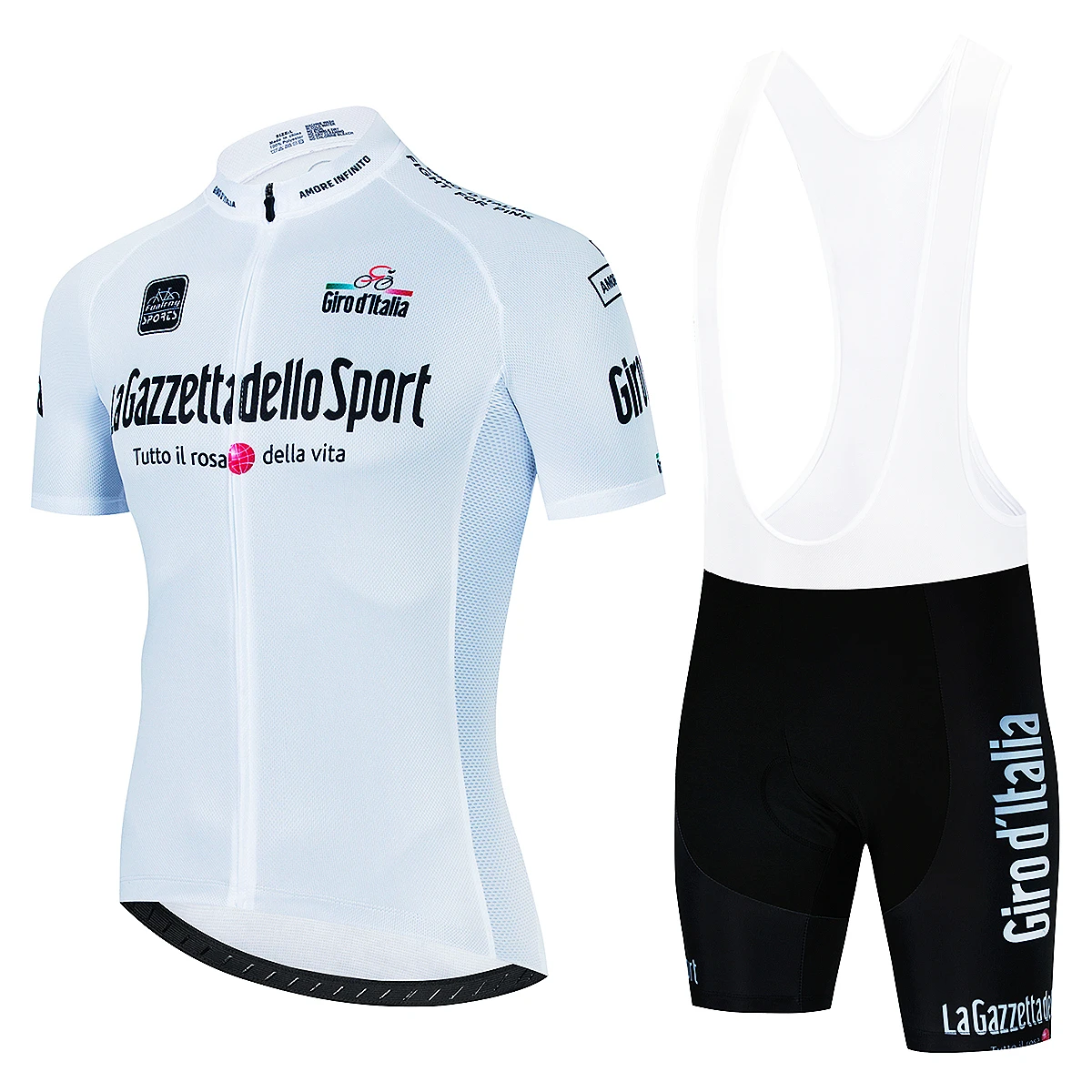 Tour De Giro D&#39;ITALIA Cycling jersey Sets Mens Cycling Clothing Summer Short Sle - $190.67