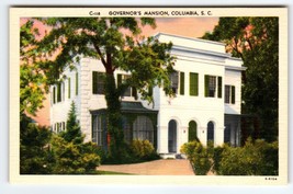 Governor&#39;s Mansion Building Columbia South Carolina Linen Postcard Unuse... - £12.33 GBP