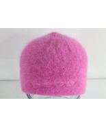 Vintage 90s Y2K Bebe Sport Babydoll Angora Shag Fuzzy Winter Beanie Hat ... - $44.50