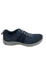 Clarks Wave Walk Sneakers Lace Up Comfort Navy Size 41 ($) - £70.85 GBP