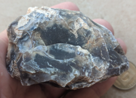 Natural MINERAL Rough Raw FLINT Ancient Stone Rock Modiin Israel #488 - £4.34 GBP