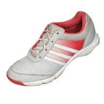 Adidas Tech Response Golf Shoes Womens 7.5 Grey Pink Soft Spikes Sneaker - £25.47 GBP