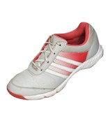 Adidas Tech Response Golf Shoes Womens 7.5 Grey Pink Soft Spikes Sneaker - £24.91 GBP