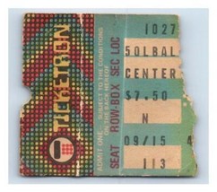 Frank Zappa Concert Ticket Stub Octobre 27 1978 New York Ville - £48.26 GBP
