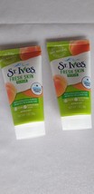 Lot of 2 St. Ives Fresh Skin Scrub Apricot Invigorating Apricot Vegan - (1 Oz) - $11.29