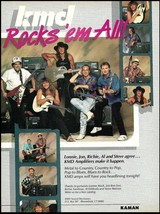 Bon Jovi Richie Sambora Al DiMeola Steve Wariner Lonnie Mack Kaman KMD Amp ad - £3.37 GBP