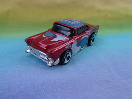 Vintage 1978 Hot Wheels 1955 Chevy Red Ride Yourself Wild Malaysia - $2.96