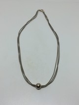 Silpada Sterling Silver 925 Layered Necklace 16&quot; - £23.50 GBP