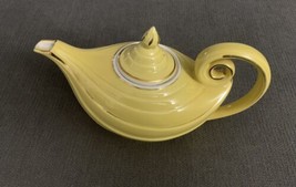 Rare Vintage Hall Art Deco Aladdins Lamp Yellow Teapot / Lid 6 Cup Excellent - £44.90 GBP