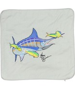 Embroidered Cushion Pillow Cover Marine Art Marlin/Mahi Outdoor Marine C... - $47.95 CAD