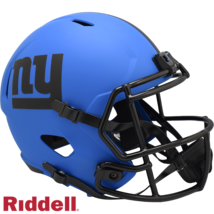 New York Giants Helmet Riddell Replica Full Size Speed Style Rave Alternate - $3,604.18 MXN