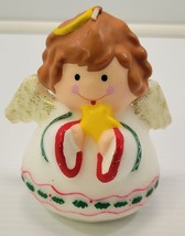 VV) Vintage 1997 G.G.I. Christmas Angel Holiday Candle Decoration - $7.91